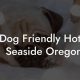 Seashore Getaways: Dog Friendly Hotels Seaside, Oregon | Living in Oregon: Moving Tips, Cost of Living & Best Cities