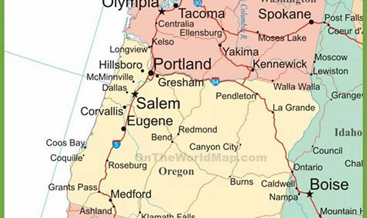 Ultimate Map of WA and OR: Your Expert Guide