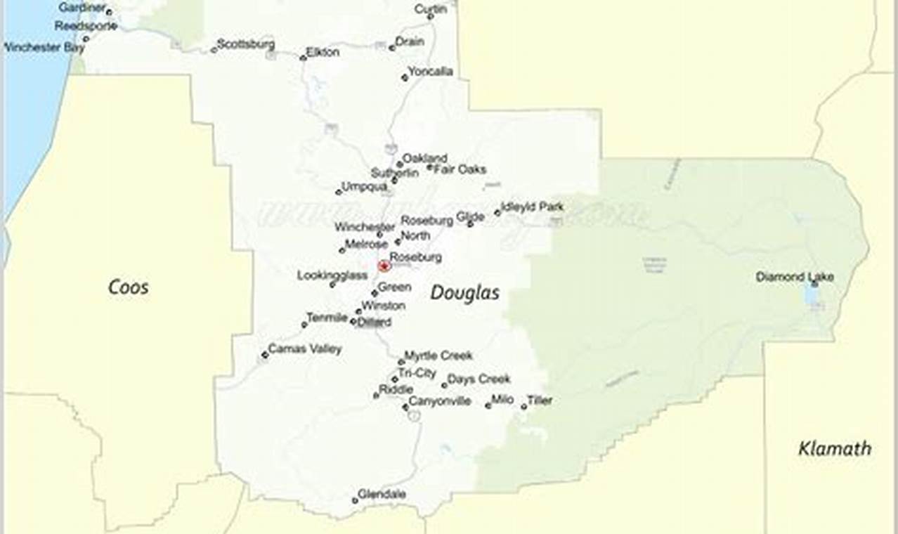 Explore: Map Douglas County, Oregon - Details Inside! Living in Oregon: Moving Tips, Cost of Living & Best Cities Explore: Map Douglas County, Oregon - Details Inside! | Living in Oregon: Moving Tips, Cost of Living & Best Cities