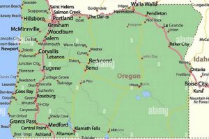 Explore Historical Oregon Country Map Prints & Guides | Living in Oregon: Moving Tips, Cost of Living & Best Cities