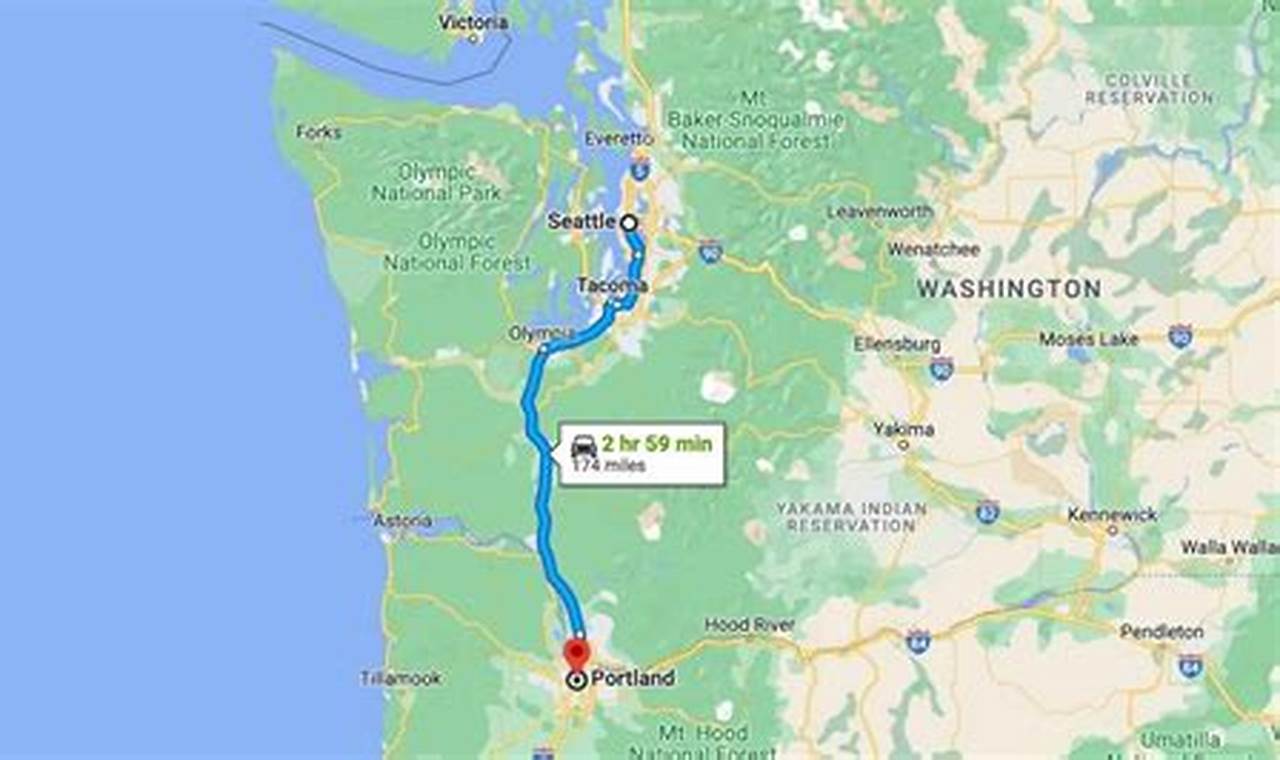 Portland to Seattle: How Far & Best Routes to Washington Living in Oregon: Moving Tips, Cost of Living & Best Cities Portland to Seattle: How Far & Best Routes to Washington | Living in Oregon: Moving Tips, Cost of Living & Best Cities