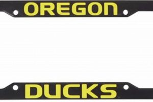 Show Your Ducks Pride: Oregon Ducks License Plate Frame | Living in Oregon: Moving Tips, Cost of Living & Best Cities