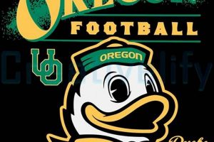 Unveiling: Oregon Ducks Logo on Football - Brand Power! | Living in Oregon: Moving Tips, Cost of Living & Best Cities