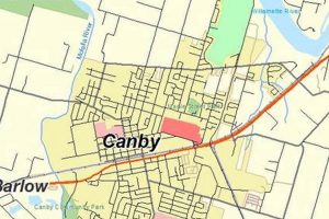 Canby Oregon Maps: Your Local Guide &amp; More! | Living in Oregon: Moving Tips, Cost of Living & Best Cities