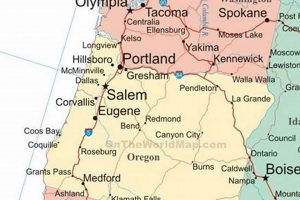 Guide: Map Oregon Washington State | Details & More | Living in Oregon: Moving Tips, Cost of Living & Best Cities