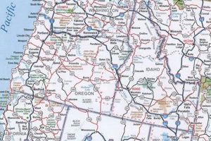 California Oregon Washington Map | Living in Oregon: Moving Tips, Cost of Living & Best Cities