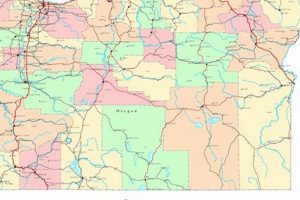 Buy Oregon Map Prints: Art & Souvenirs | Living in Oregon: Moving Tips, Cost of Living & Best Cities