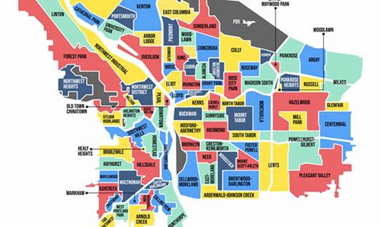 Your Guide: Map of Portland, Oregon Area + Guide | Living in Oregon: Moving Tips, Cost of Living & Best Cities