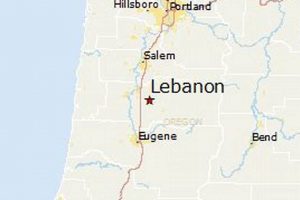Lebanon Oregon Map: Your Local Guide | Living in Oregon: Moving Tips, Cost of Living & Best Cities