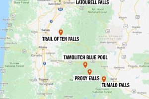 Oregon Waterfalls Map: Find Hidden Cascades Now! | Living in Oregon: Moving Tips, Cost of Living & Best Cities