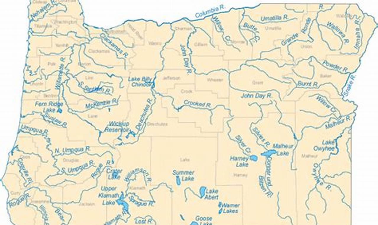 Explore Oregon Lakes: Your Ultimate Oregon Lakes Map Guide | Living in Oregon: Moving Tips, Cost of Living & Best Cities