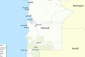 Your Oregon Tillamook Map Guide: Explore + Plan! | Living in Oregon: Moving Tips, Cost of Living & Best Cities