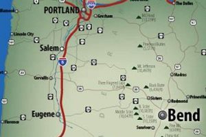Explore the Oregon Map Bend: Bend, Oregon Region | Living in Oregon: Moving Tips, Cost of Living & Best Cities
