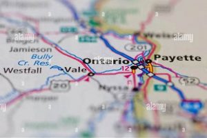 Ontario Oregon Map | Living in Oregon: Moving Tips, Cost of Living & Best Cities