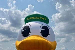Go Ducks! Oregon Ducks Inflatable Duck for True Fans | Living in Oregon: Moving Tips, Cost of Living & Best Cities
