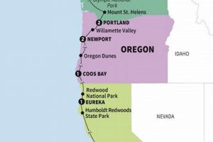 Explore: Map California, Oregon, Washington - Guide | Living in Oregon: Moving Tips, Cost of Living & Best Cities