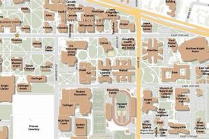 Your Guide: Map of the University of Oregon Campus | Living in Oregon: Moving Tips, Cost of Living & Best Cities