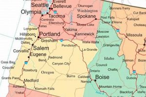 Discover: Idaho & Oregon Map Guide & Tips | Living in Oregon: Moving Tips, Cost of Living & Best Cities