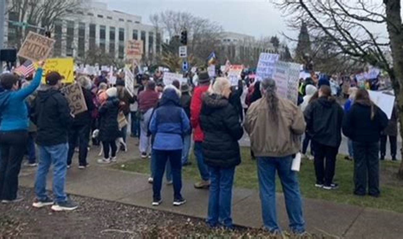 Salem Oregon Protesters | Living in Oregon: Moving Tips, Cost of Living & Best Cities