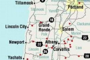 Oregon Covered Bridges Map | Living in Oregon: Moving Tips, Cost of Living & Best Cities