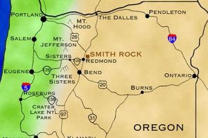 Your Smith Rock Oregon Map Guide: Trails & More | Living in Oregon: Moving Tips, Cost of Living & Best Cities