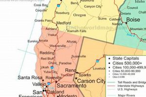 Guide Map: Oregon California Adventures Await! | Living in Oregon: Moving Tips, Cost of Living & Best Cities